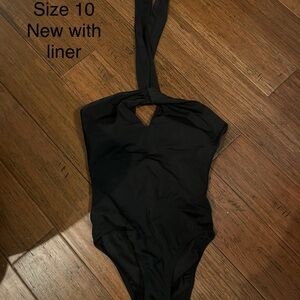 VENUS Black One Piece Swimsuit